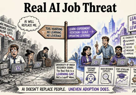 The Real AI Job Threat Is a Learning Gap, Not a Layoff Wave