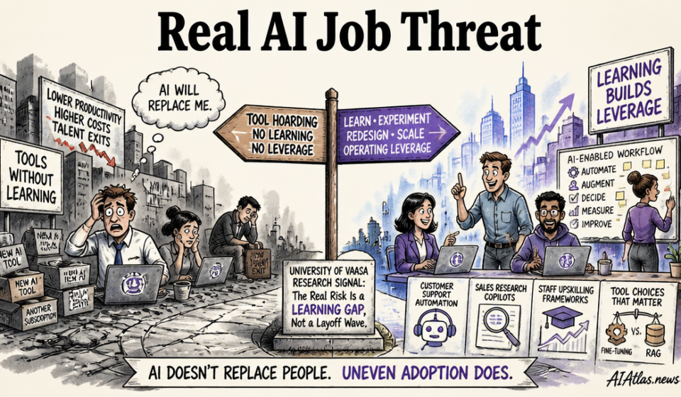 The Real AI Job Threat Is a Learning Gap, Not a Layoff Wave