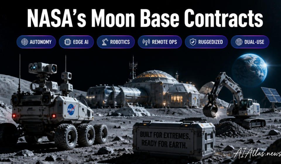 NASA’s Moon Base Contracts Are a Robotics Market Signal, Not Just a Space Story