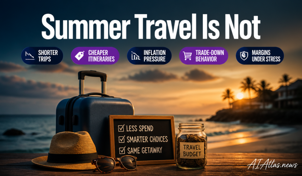 Summer Travel Is Not a Consumer Strength Signal — It Is a Pricing Stress Test