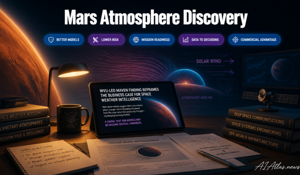 Mars Atmosphere Discovery Reframes the Business Case for Space Weather Intelligence
