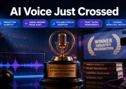 AI Voice Just Crossed From Production Shortcut to Award-Winning Media Asset
