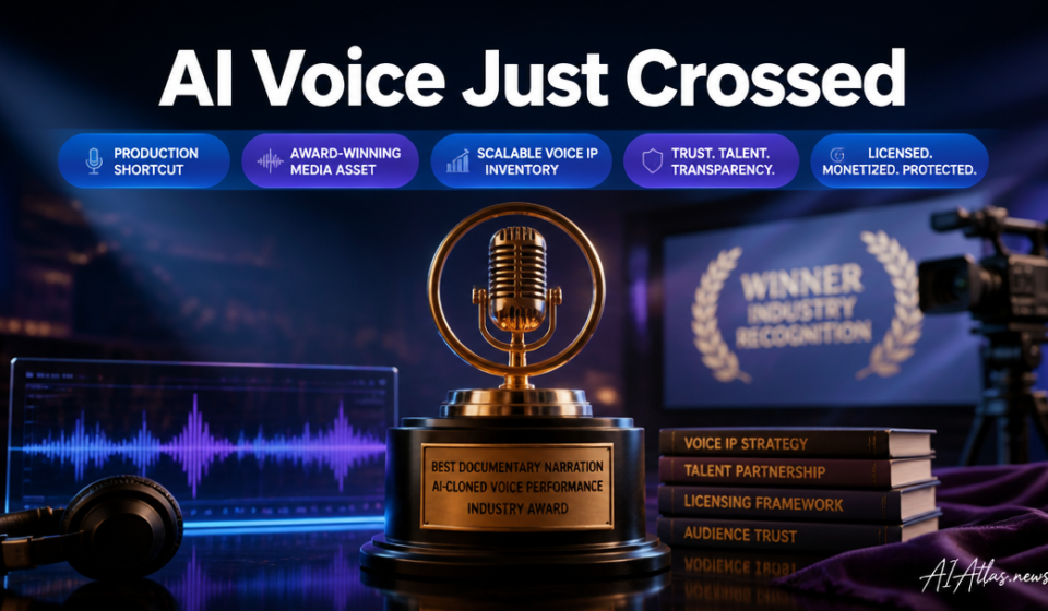 AI Voice Just Crossed From Production Shortcut to Award-Winning Media Asset