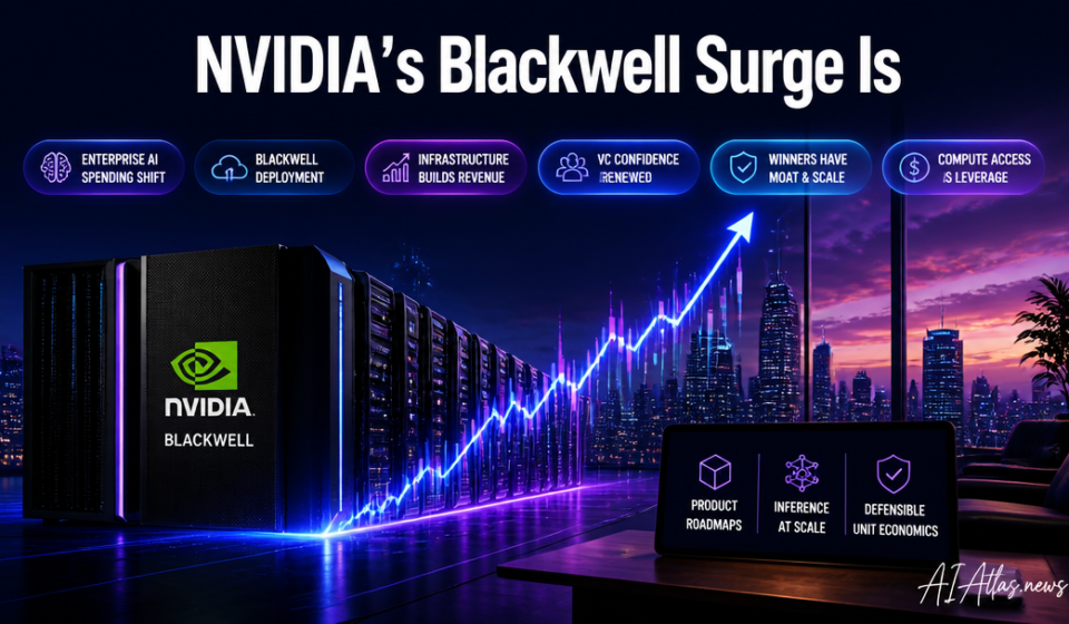 NVIDIA’s Blackwell Surge Is Not a Chip Story — It Is the Next Enterprise AI Spending Cycle